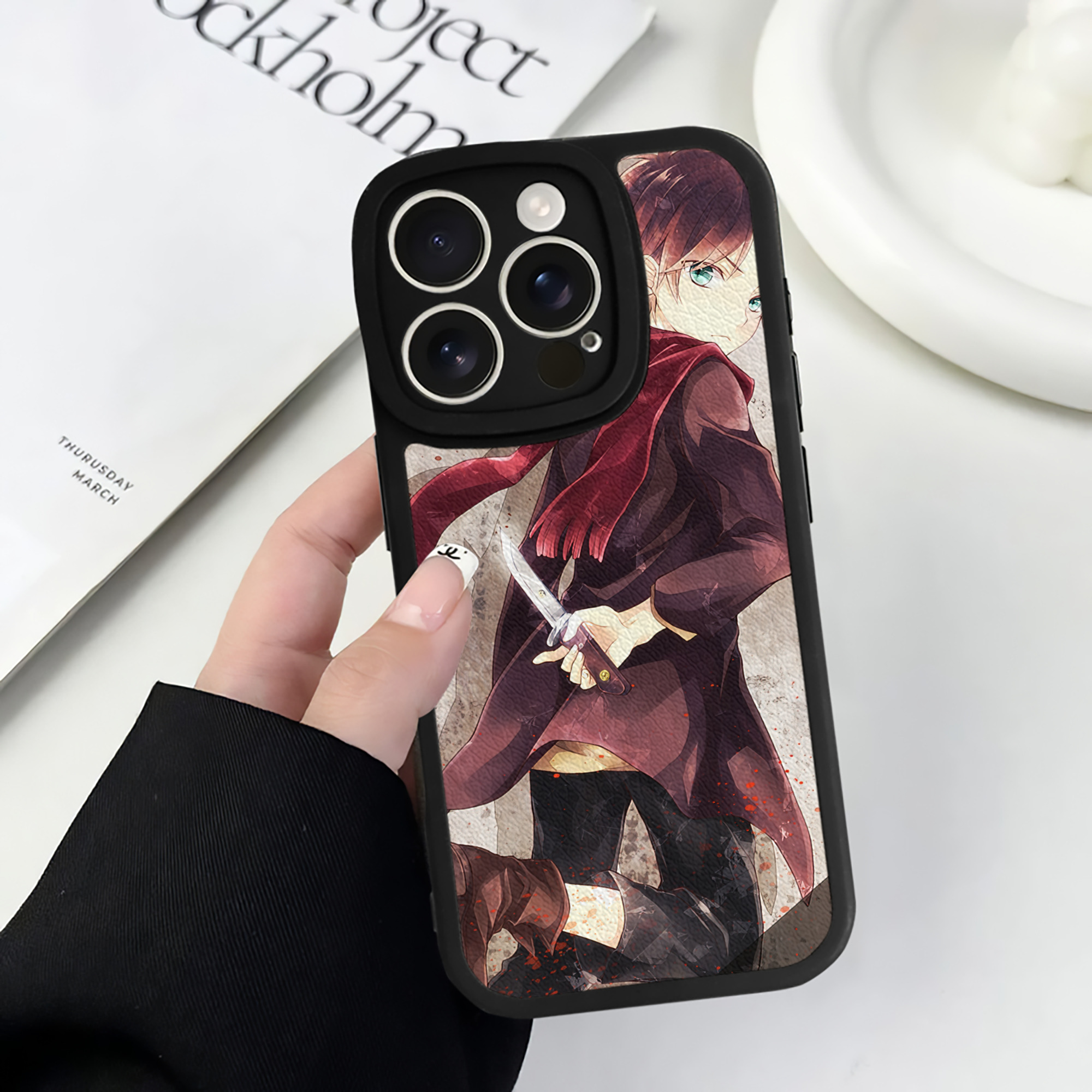 （画像用） 進撃の巨人 Attack on Titan 【iPhone 16シリーズ対応】シリコンスマホケース（レザー調） 材質：シリコン
